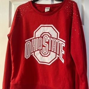 Pink Victoria Secret Sweatshirt Ohio State size Large